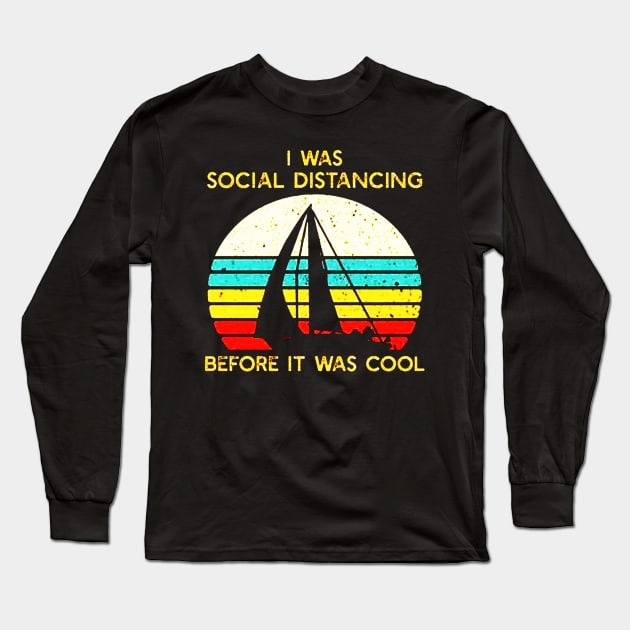 Sail Boat Long Sleeve T-Shirt by paintkiller617